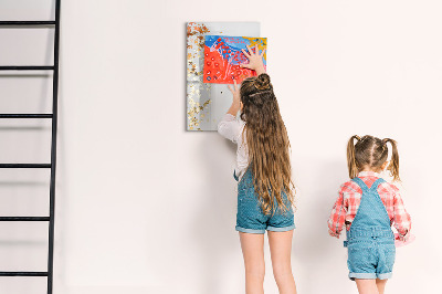 Popisovatelná magnetická tabule Kreativní tabule na fotky a poznámky