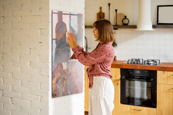 Popisovatelná magnetická tabule Stylová deska na poznámky a fotografie