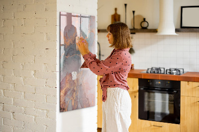 Popisovatelná magnetická tabule Stylová deska na poznámky a fotografie