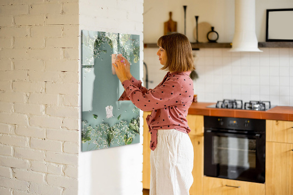 Popisovatelná magnetická tabule Kreativní místo pro vzpomínky a fotografie