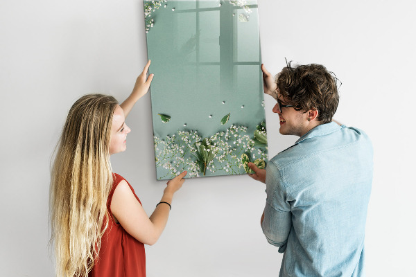 Popisovatelná magnetická tabule Kreativní místo pro vzpomínky a fotografie