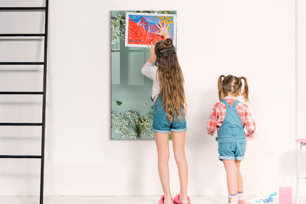 Popisovatelná magnetická tabule Kreativní místo pro vzpomínky a fotografie