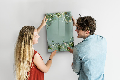 Popisovatelná magnetická tabule Kreativní místo pro vzpomínky a fotografie