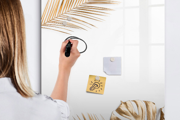 Magnetická psací tabule Stylová fototapeta s rostlinami
