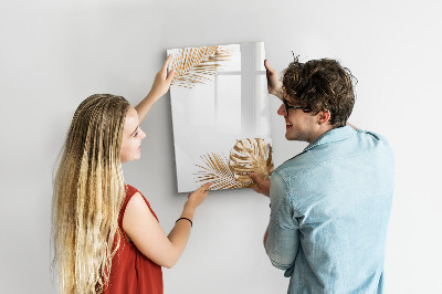 Magnetická psací tabule Stylová fototapeta s rostlinami