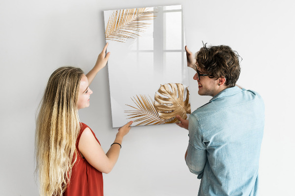 Magnetická psací tabule Stylová fototapeta s rostlinami