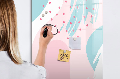 Magnetická psací tabule Barevná tabule na fotky a poznámky