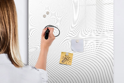 Popisovatelná magnetická tabule Zrcadlo s místem na fotografie