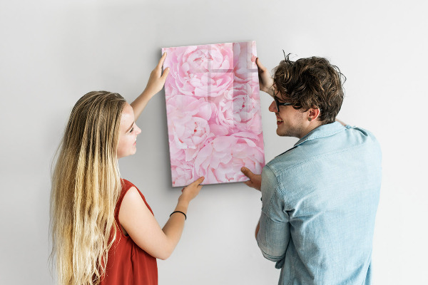 Magnetická psací tabule Květinový motiv s prostorem pro fotografie
