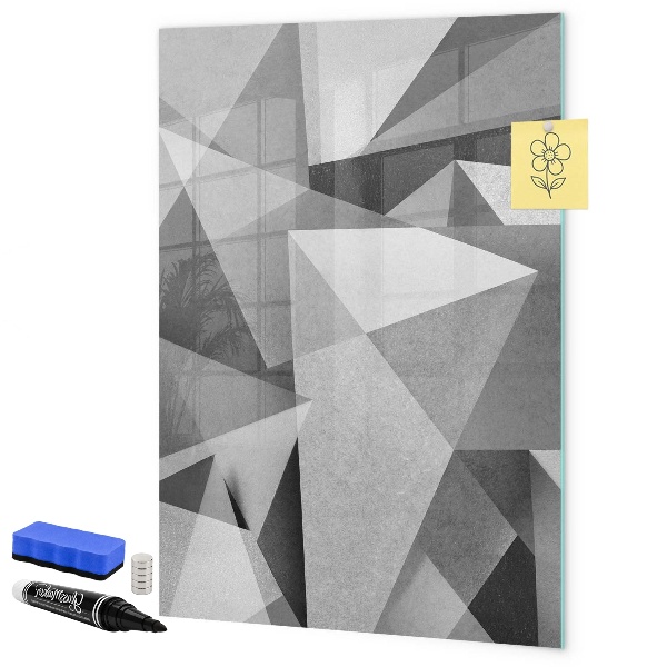 Magnetická psací tabule Moderní tabule na poznámky a fotografie