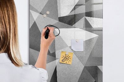 Magnetická psací tabule Moderní tabule na poznámky a fotografie