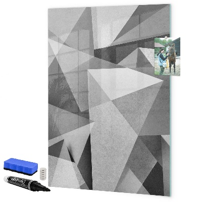 Magnetická psací tabule Moderní tabule na poznámky a fotografie