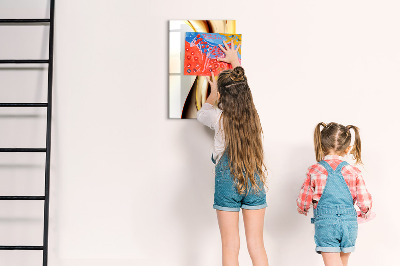Magnetická psací tabule Barevná tabule na poznámky a fotografie