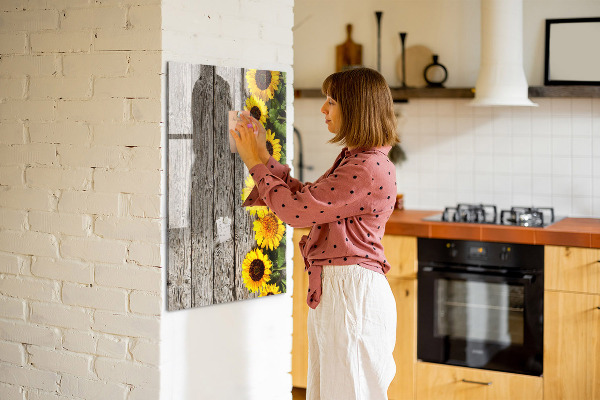 Popisovatelná magnetická tabule Kreativní květinová a fotografická tabule