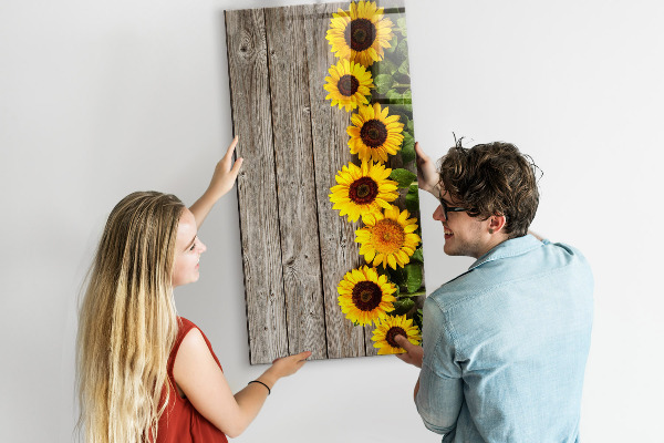 Popisovatelná magnetická tabule Kreativní květinová a fotografická tabule