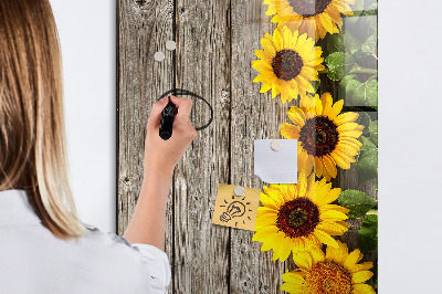Popisovatelná magnetická tabule Kreativní květinová a fotografická tabule