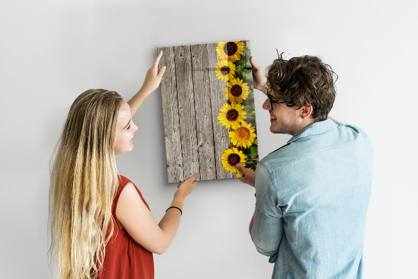 Popisovatelná magnetická tabule Kreativní květinová a fotografická tabule