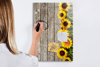 Popisovatelná magnetická tabule Kreativní květinová a fotografická tabule