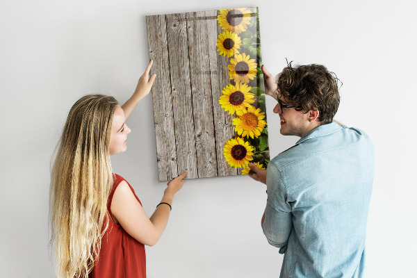 Popisovatelná magnetická tabule Kreativní květinová a fotografická tabule