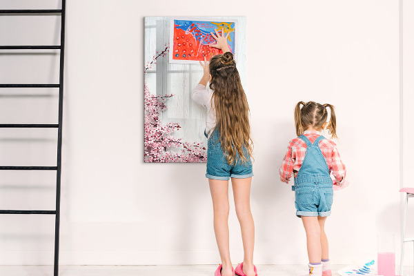 Magnetická psací tabule Kreativní prostor pro fotografie a poznámky