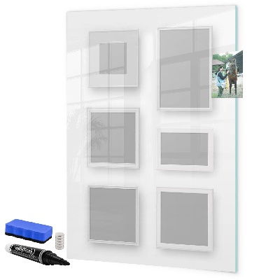 Popisovatelná magnetická tabule Kreativní prostor pro fotografie a poznámky
