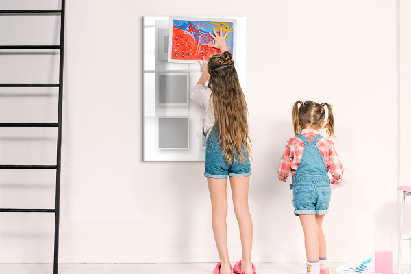 Popisovatelná magnetická tabule Kreativní prostor pro fotografie a poznámky