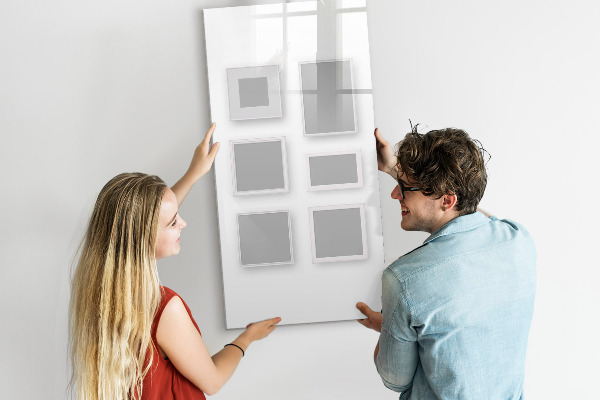 Popisovatelná magnetická tabule Kreativní prostor pro fotografie a poznámky
