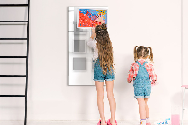 Popisovatelná magnetická tabule Kreativní prostor pro fotografie a poznámky