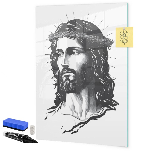 Popisovatelná magnetická tabule Inspirace s láskou a nadějí