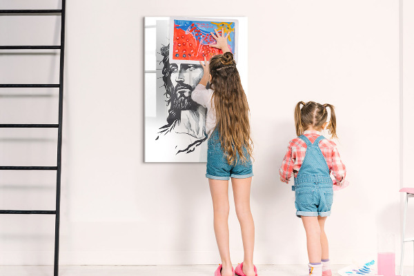Popisovatelná magnetická tabule Inspirace s láskou a nadějí
