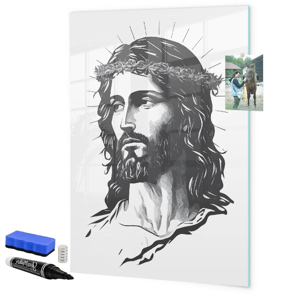 Popisovatelná magnetická tabule Inspirace s láskou a nadějí