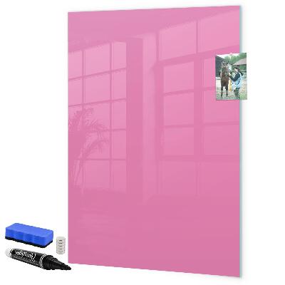 Magnetická psací tabule Růžová tabule na poznámky a fotografie