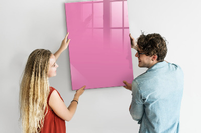 Magnetická psací tabule Růžová tabule na poznámky a fotografie