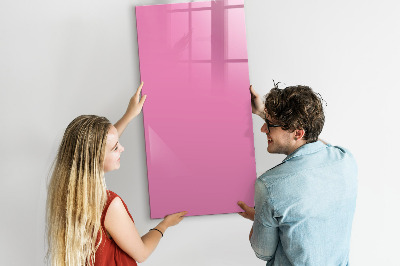 Magnetická psací tabule Růžová tabule na poznámky a fotografie