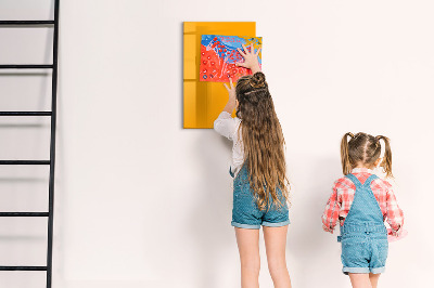 Magnetická psací tabule Barevná tabule na poznámky a fotografie