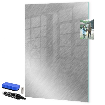 Magnetická psací tabule Kovová fotografická deska