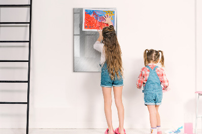 Magnetická psací tabule Kovová fotografická deska