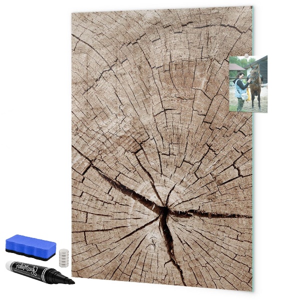 Magnetická psací tabule Přirozené pozadí pro fotografie a poznámky