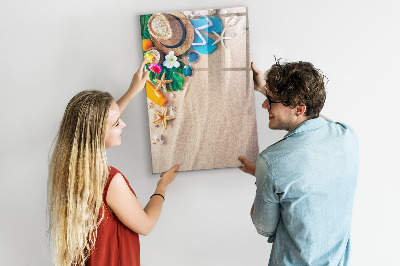 Magnetická psací tabule Kreativní tabule pro vzpomínky na dovolenou