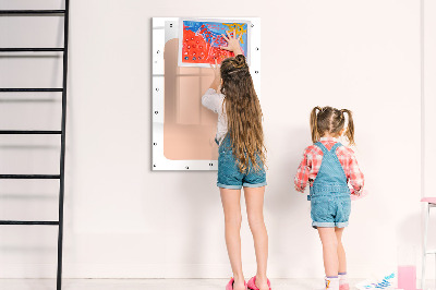 Magnetická psací tabule Plánovací a poznámková tabule