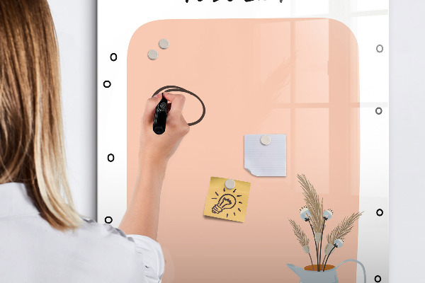 Magnetická psací tabule Plánovací a poznámková tabule