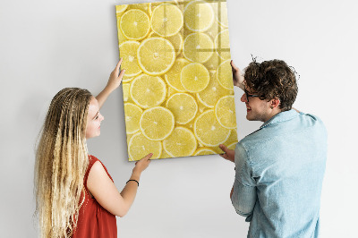 Magnetická psací tabule Barevná citronová nástěnka s poznámkami