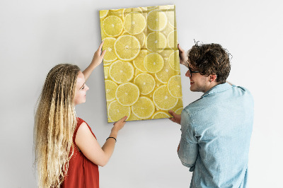 Magnetická psací tabule Barevná citronová nástěnka s poznámkami