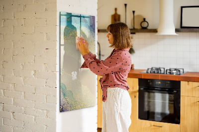 Popisovatelná magnetická tabule Stylová deska na poznámky a fotografie