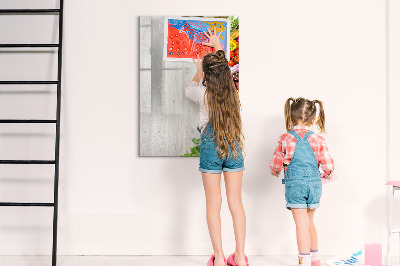 Magnetická psací tabule Kreativní tabule na poznámky a fotografie