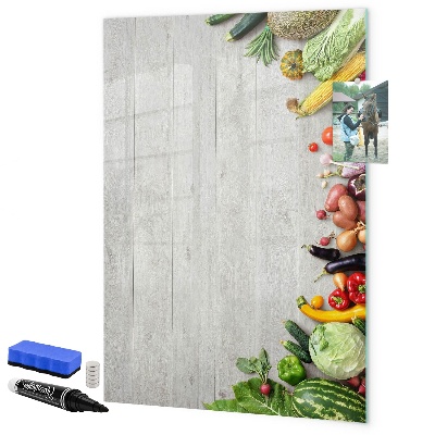 Magnetická psací tabule Kreativní tabule na poznámky a fotografie