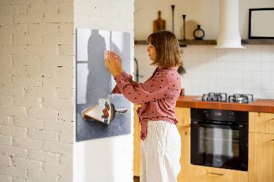 Magnetická psací tabule Kreativní tabule na poznámky a fotografie