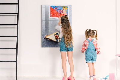 Magnetická psací tabule Kreativní tabule na poznámky a fotografie
