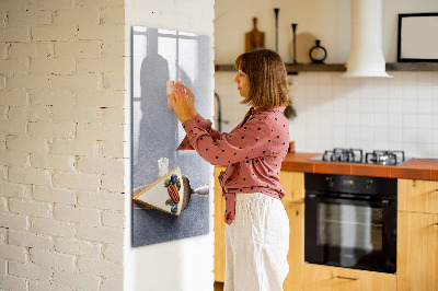 Magnetická psací tabule Kreativní tabule na poznámky a fotografie