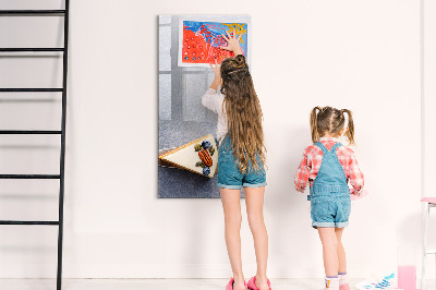 Magnetická psací tabule Kreativní tabule na poznámky a fotografie